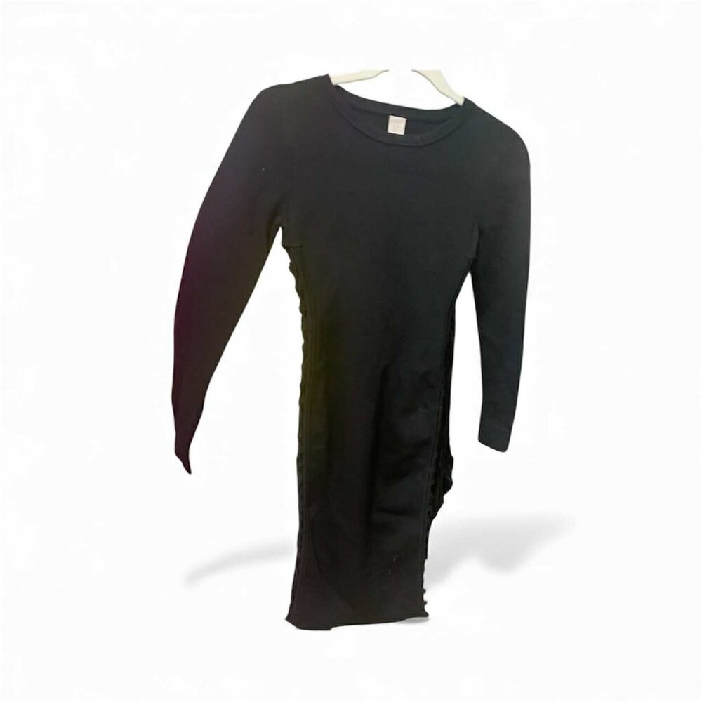 Ale Black Stretch MIdi Dress